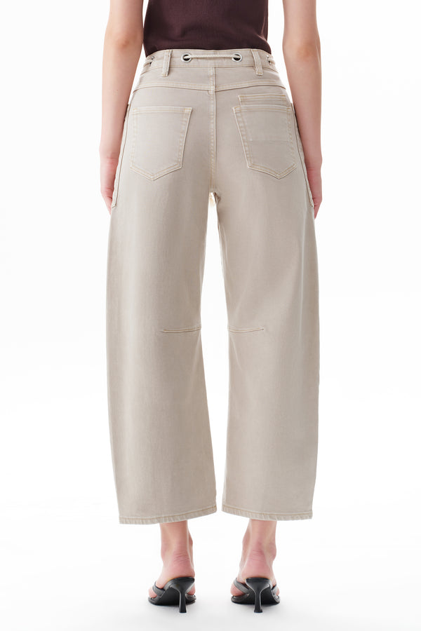 Greta High Rise Drawstring Barrel Pants