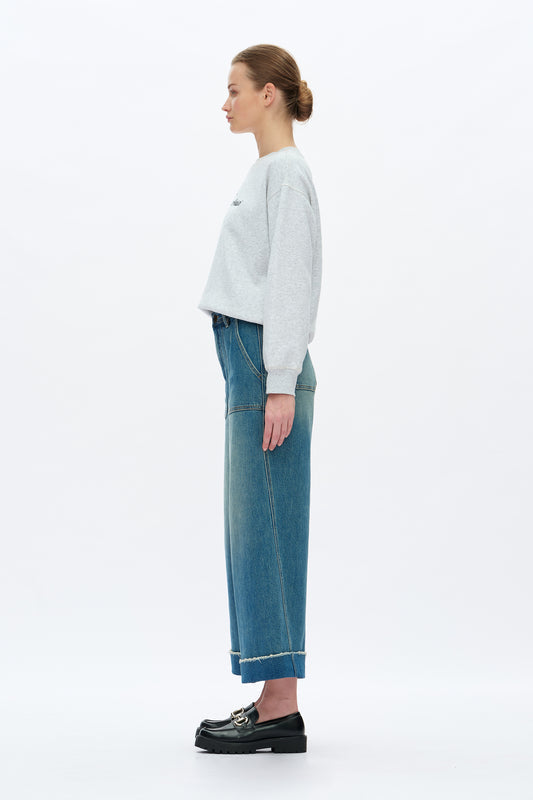 High Rise Wide Leg Jeans