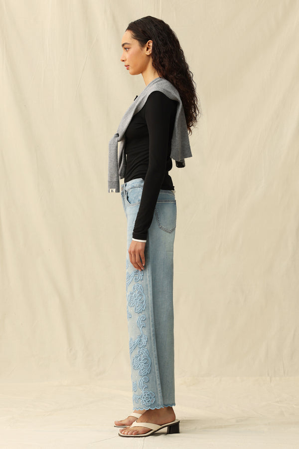 High Rise Wide Leg Jeans