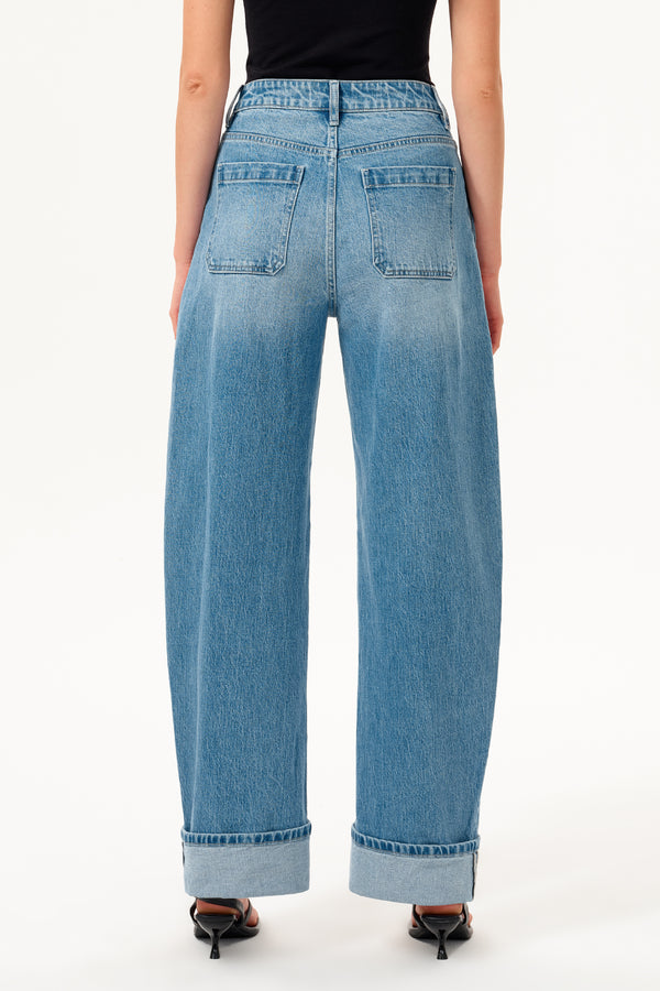 Berlin High Rise Barrel Jeans