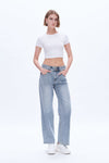 High Rise Wide Leg Jeans