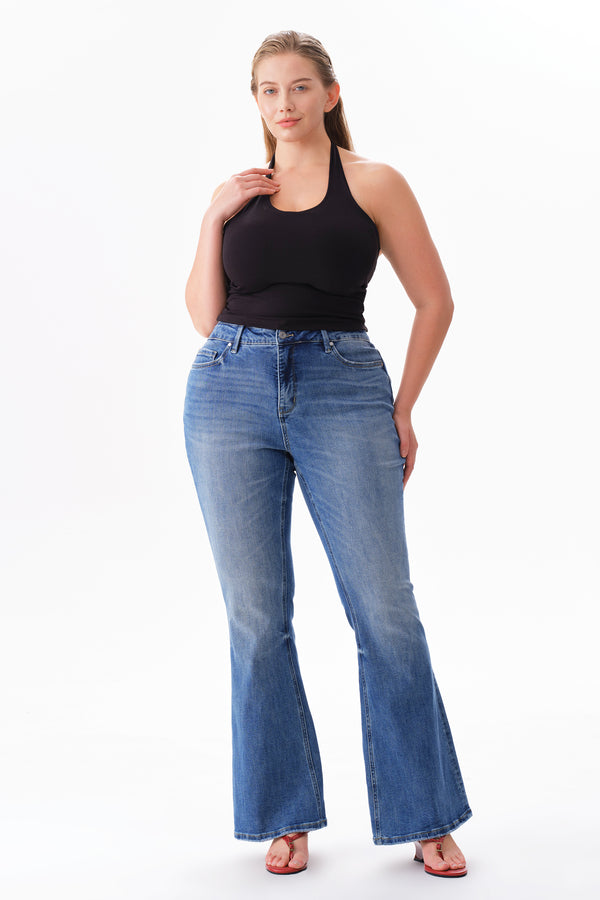 High Rise Flare Jeans