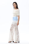 High Rise Wide Leg Sky Fade Jeans