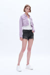 Nova Row Hem Denim Shorts