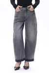 Zephyrine High Rise Barrel Jeans