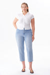 Super High Rise Capri Mom Jeans