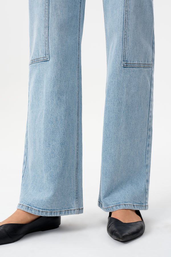 High Rise Wide Leg Jeans