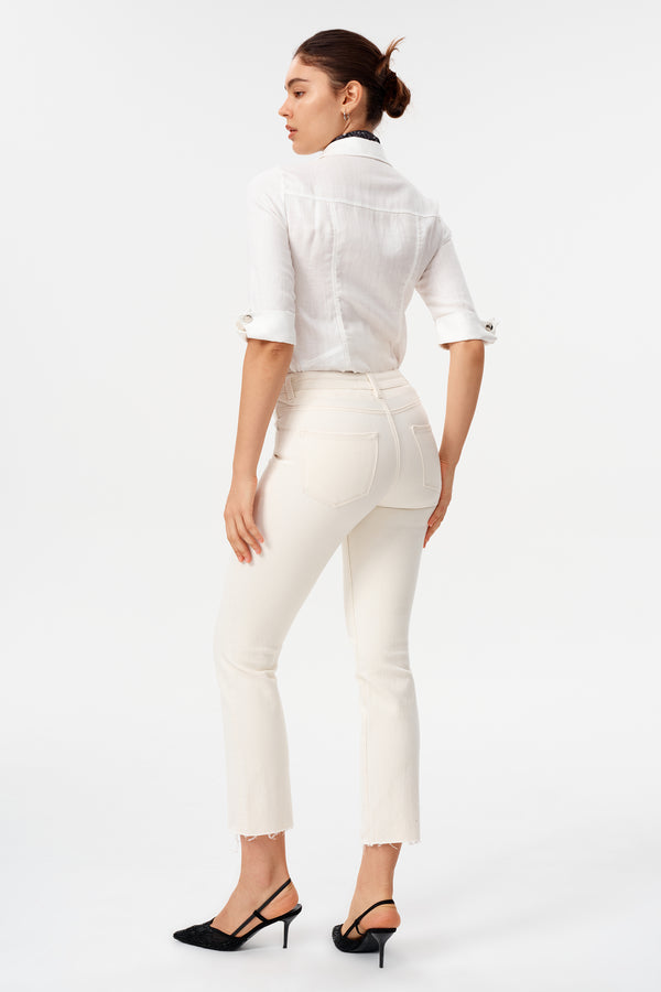 Elowen Mid Rise Straight Jeans