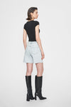 Miki High Rise Bermuda Denim Shorts-Shorts-BAYEAS