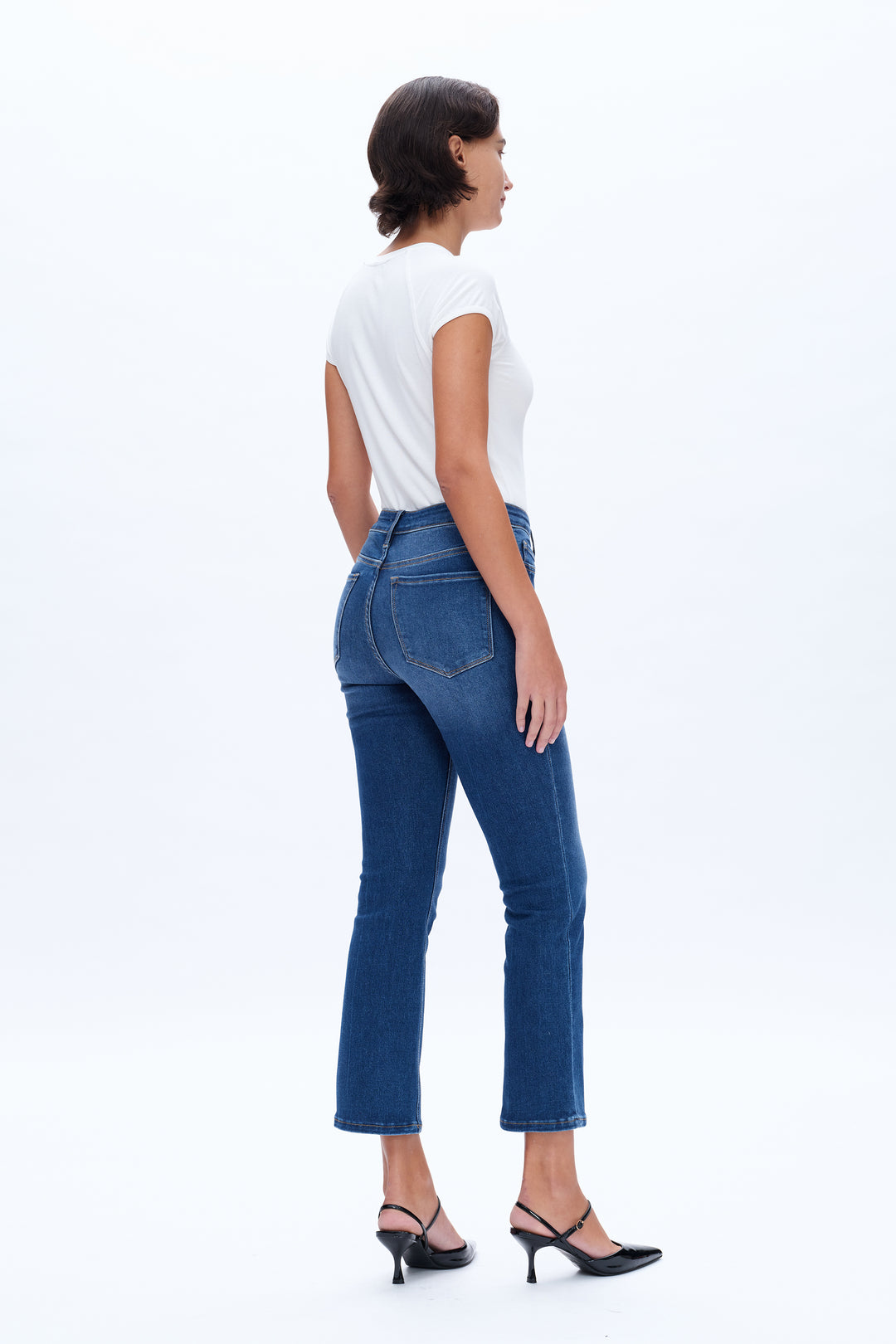 High Rise Bootcut Flare Denim Jeans