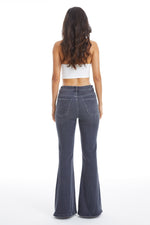 HIGH RISE FLARE JEANS BYF1118