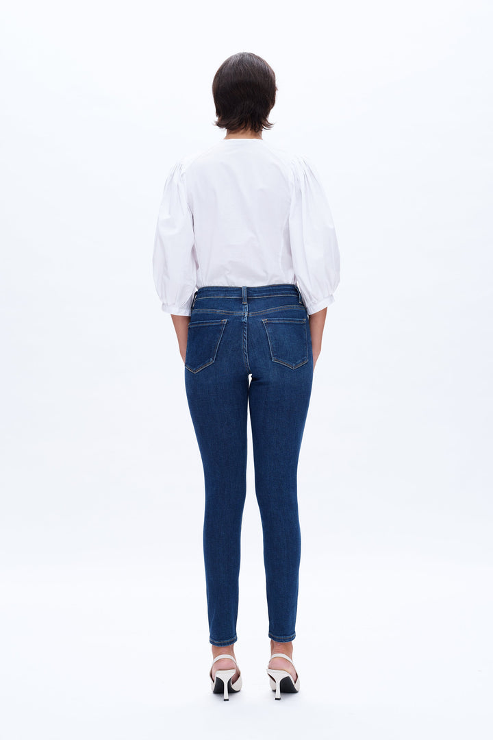 Emily Mid Rise Skinny Denim Jeans