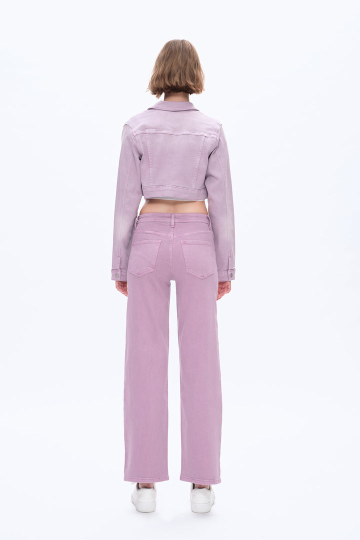 Flora High Rise Straight Pants