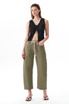 Greta High Rise Drawstring Barrel Pants