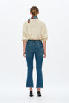 High Rise Flare Jeans-Flare-BAYEAS