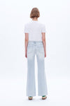 High Rise Wide Leg Straight Jeans-Wide Leg-BAYEAS