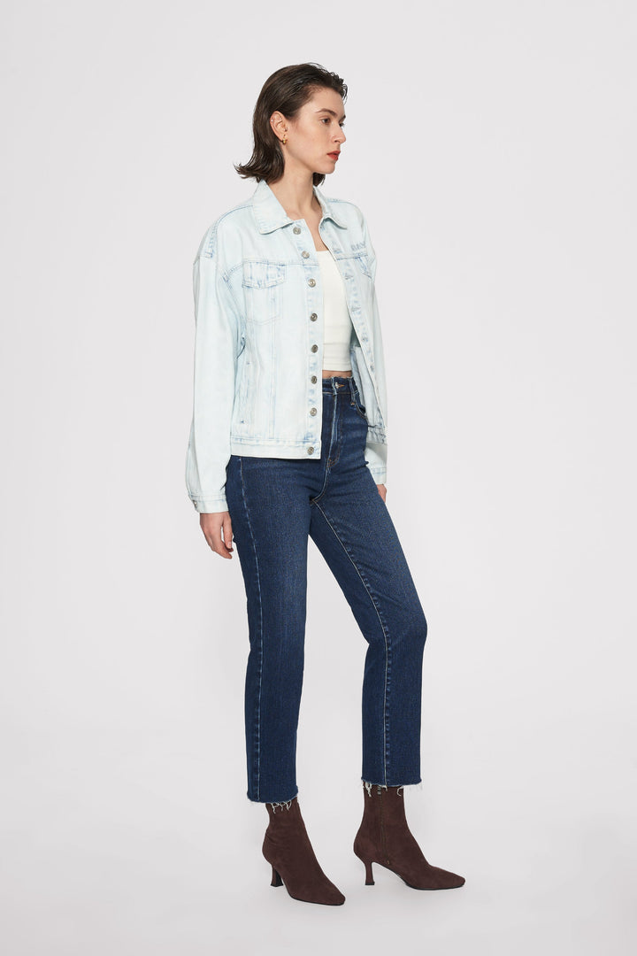 Linda Super High Rise Slim Straight Denim Jeans