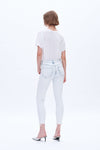Beth Skinny Jeans With Frayed Hem