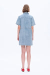 Shirt Dress with Chest Zipper