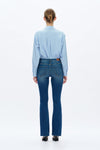 Low Rise Bootcut Jeans-Flare-BAYEAS