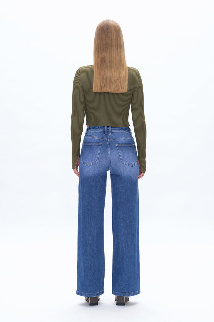 Cloe High Rise Wide Leg Jeans