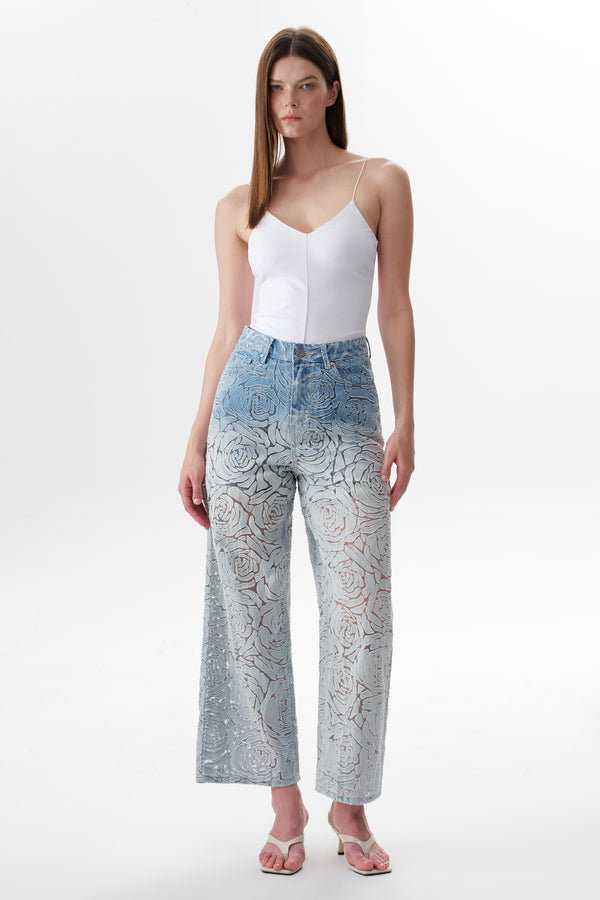 High Rise Wide Leg Jeans