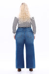 High Rise Wide Leg Flare Denim Jeans