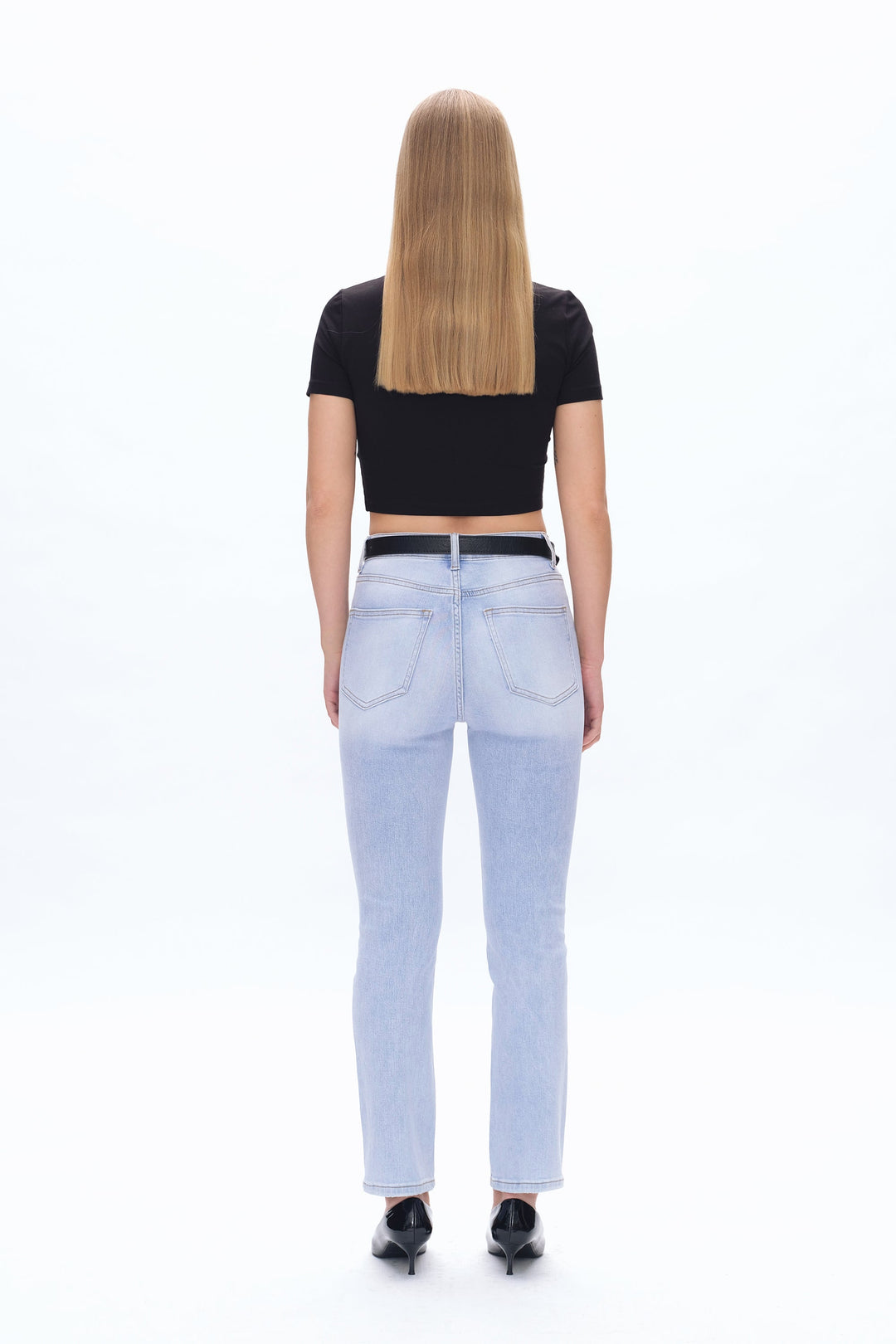 Carol High Rise Straight Jeans