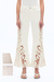 Embroidered High Rise Wide Leg Pants-Wide Leg-BAYEAS