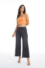 HIGH RISE WIDE LEG JEANS BYW8125