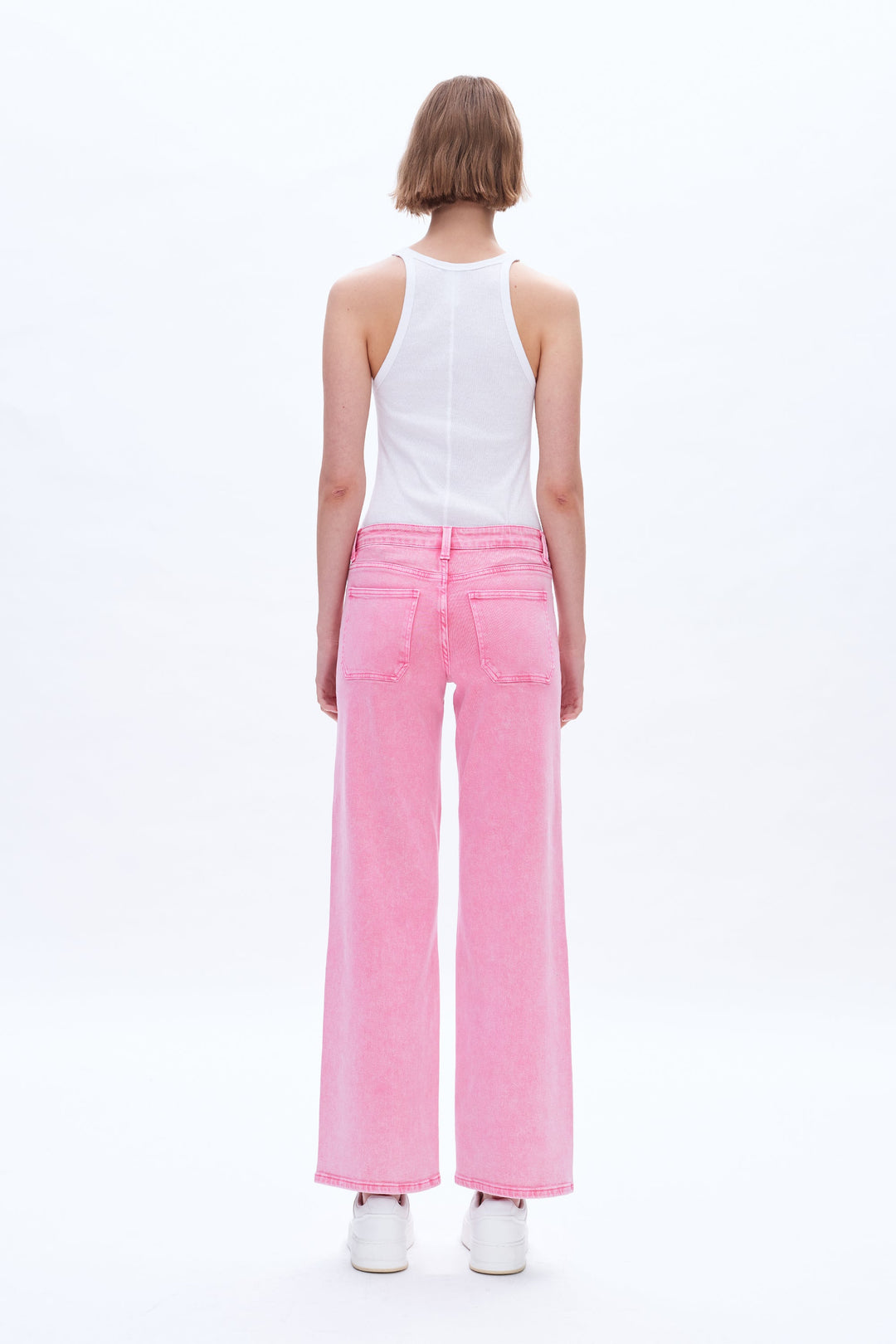 Judy Mid Rise Wide Leg Pants