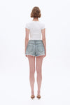 Embellished Denim Shorts