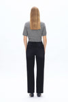 Faded Wash Wide Leg Jeans-Straight-BAYEAS
