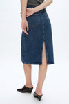 Beth Midi Denim Skirt-Skirts-BAYEAS