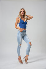 HIGH RISE SKINNY JEANS BYS2018