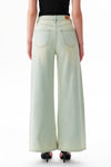 High Rise Slit Wide Leg Jeans
