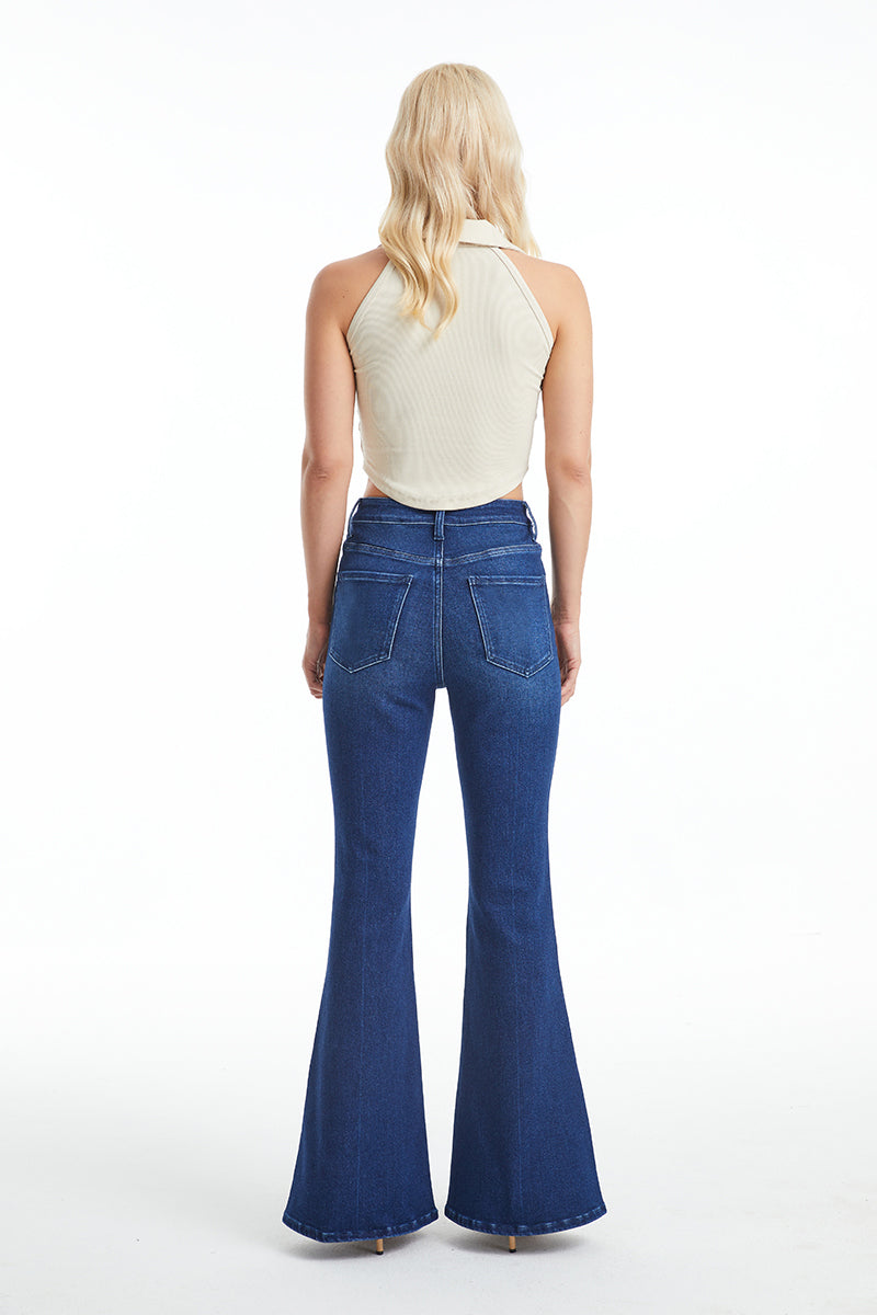 HIGH RISE FLARE JEANS BYF1115