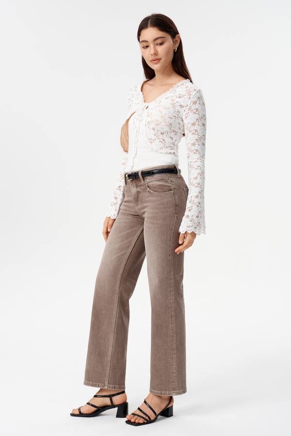 Briar Mid Rise Straight Jeans