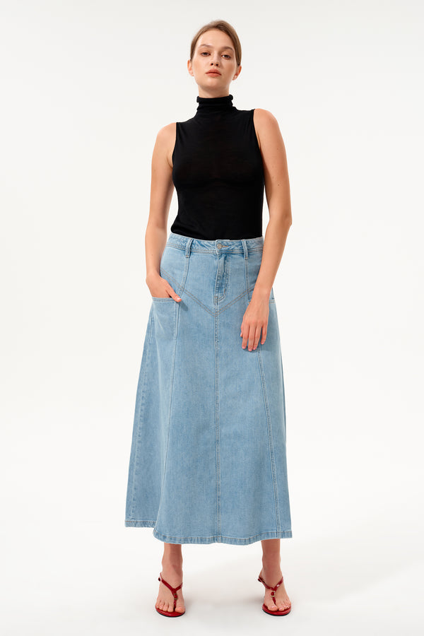 Caius Mid Rise Skirt