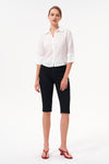 Mid Rise Skimmer Capri Jeans