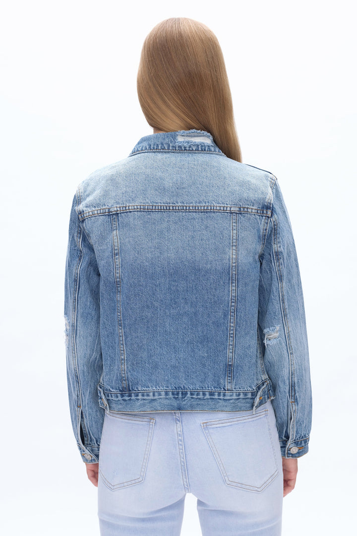 Distressed Denim Jacket