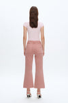 Leslie High Rise Wide Leg Denim Jeans With Raw Hem