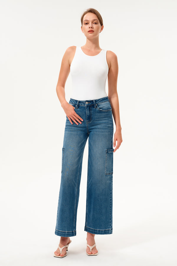 Tamsin High Rise Wide Leg Jeans