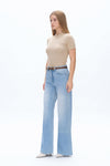 Bella High Rise Wide Leg Jeans-Wide Leg-BAYEAS