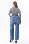 High Rise Vintage Straight Leg Jeans