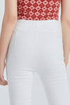 High Rise Front Slit Flare Pants-Flare & Bootcut-BAYEAS