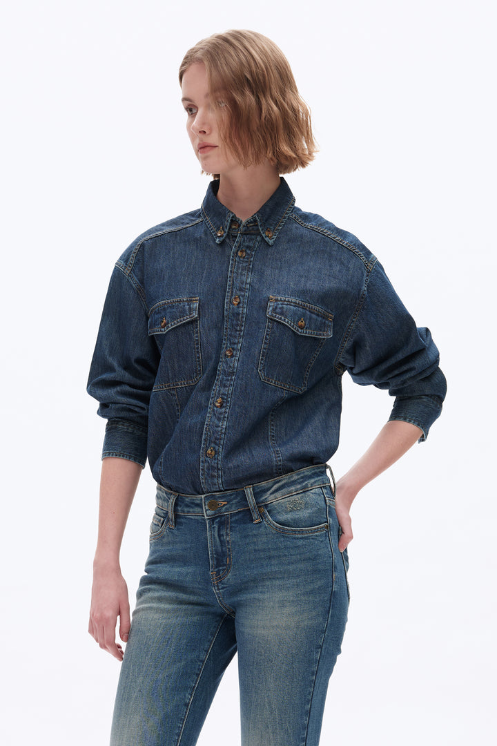 Oversized Denim Shirt