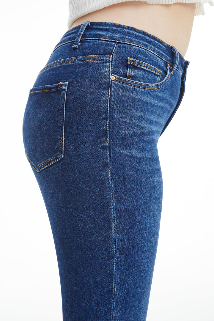 PLUS SIZE HIGH RISE BOOTCUT JEANS