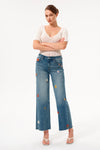 Mid Rise Wide Leg Jeans
