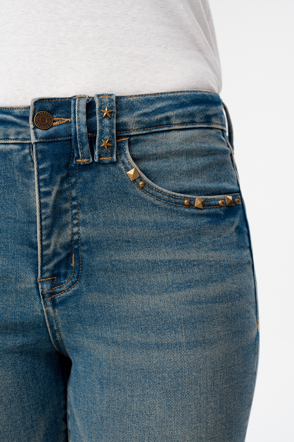 Valentine Mid Rise Flare Jeans